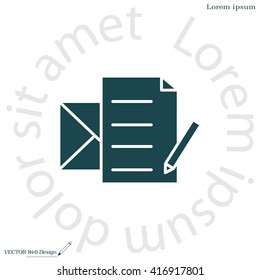 write a message icon