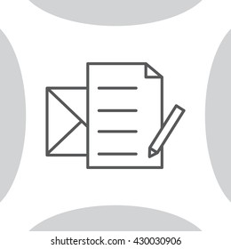 write a message icon
