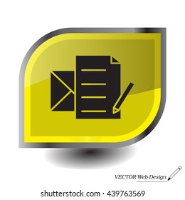 write a message icon