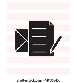 write a message icon