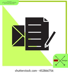 write a message icon