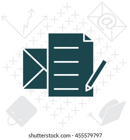 write a message icon