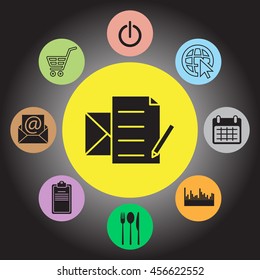 write a message icon