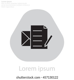 write a message icon