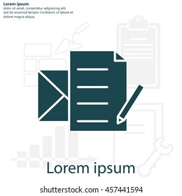 write a message icon