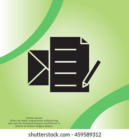 write a message icon