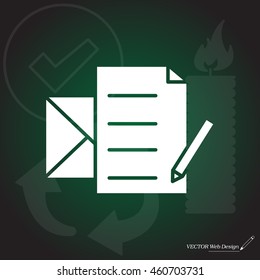 write a message icon
