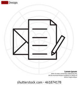 write a message icon