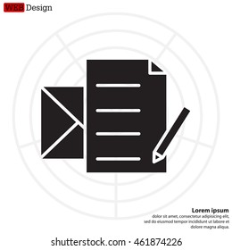 write a message icon