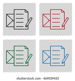 write a message icon