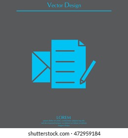 write a message icon