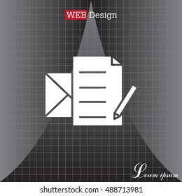write a message icon