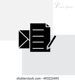 write a message icon