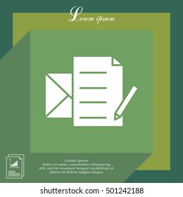 write a message icon