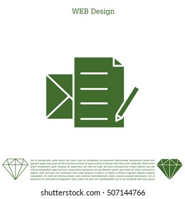 write a message icon