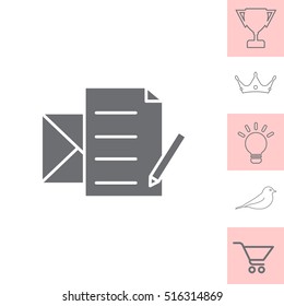 write a message icon