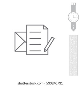 write a message icon