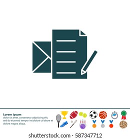 write a message icon