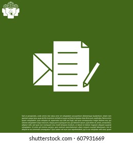 write a message icon