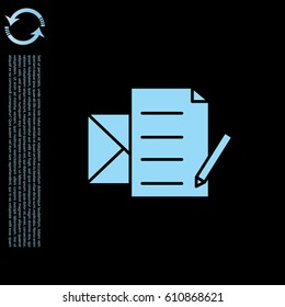 write a message icon
