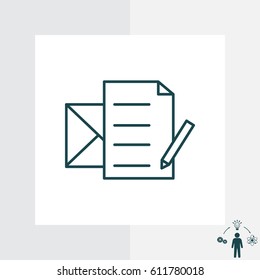 write a message icon