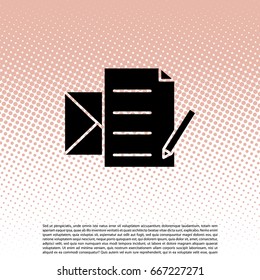 write a message icon