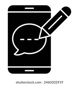 Write Message Icon Design For Personal And Commercial Use.