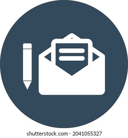 Write message Isolated Vector icon which can easily modify or edit

