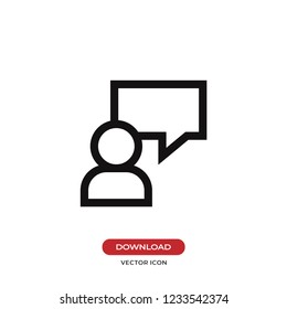 Write message vector icon