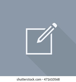 Write new message icon to anyone on whatsapp mobile application, Edit user interface sign or symbol