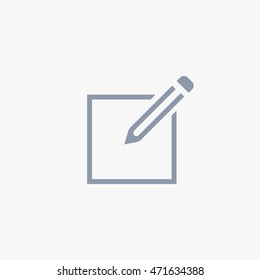 Write new message icon to anyone on whatsapp mobile application, Edit user interface sign or symbol