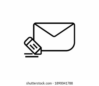 Write a note icon. Write icon design
