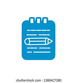 Write note icon vector vector symbol.
