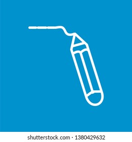 Write note icon vector vector symbol.