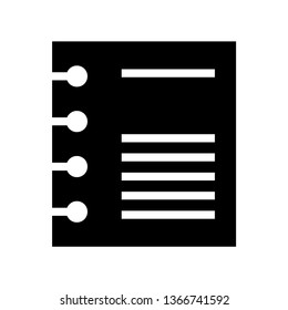 Write a Note Icons. Illustration symbol design template for web mobile UI element. Perfect color modern pictogram on editable stroke. File icons for your business project - Vector