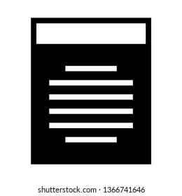 Write a Note Icons. Illustration symbol design template for web mobile UI element. Perfect color modern pictogram on editable stroke. File icons for your business project - Vector
