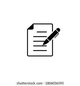 Write a Note Icons vector design