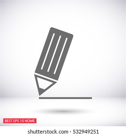 write a note to web icon. vector 10 EPS