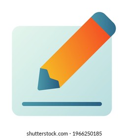 write pen form field single isolated icon with smooth style