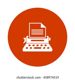 write secretarial machine icon