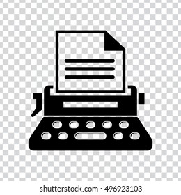 write secretarial machine icon