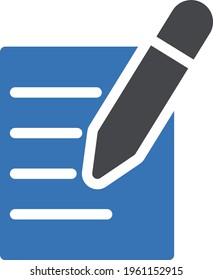write vector glyph colour icon