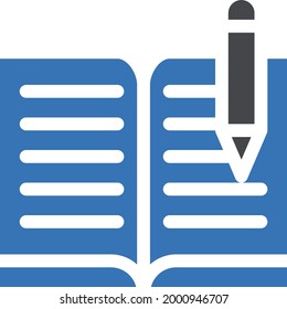 write vector glyph colour icon
