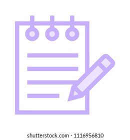 write vector icon