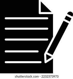 Write Vector Icon Design Illustration
