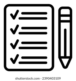 Write wishlist icon outline vector. Store order. Love cart