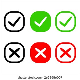 Write and Wrong icon vector design.