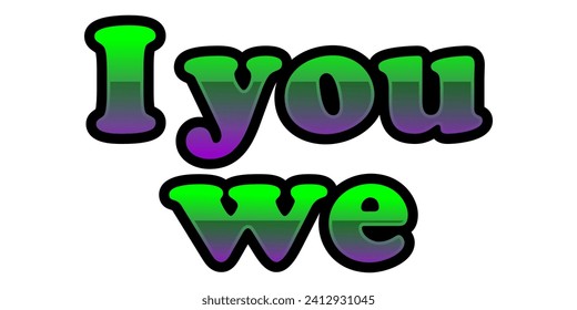 I write you we write in unique colors