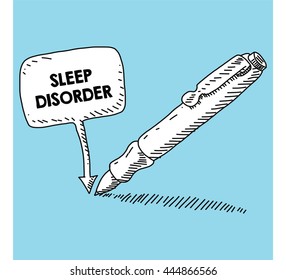 writen on the speech bubble with pen