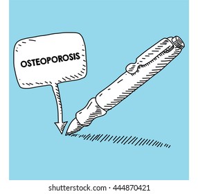 writen on the speech bubble with pen